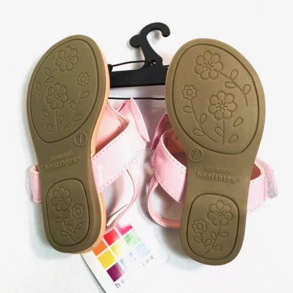 Healthex Girls Slingback Sandals With Bows - Picture 2 of 2